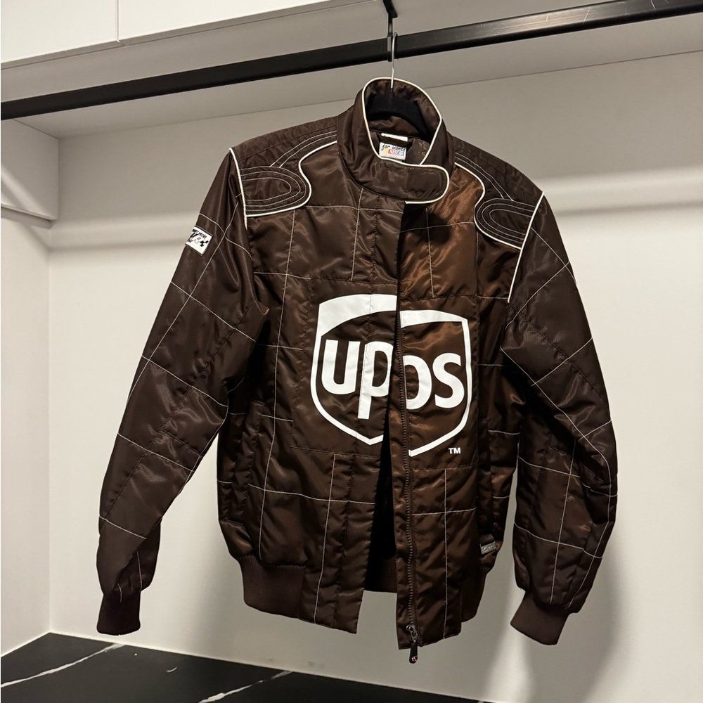 NASCAR Chase Authentics for Women Brown Bomber Jacket UPS